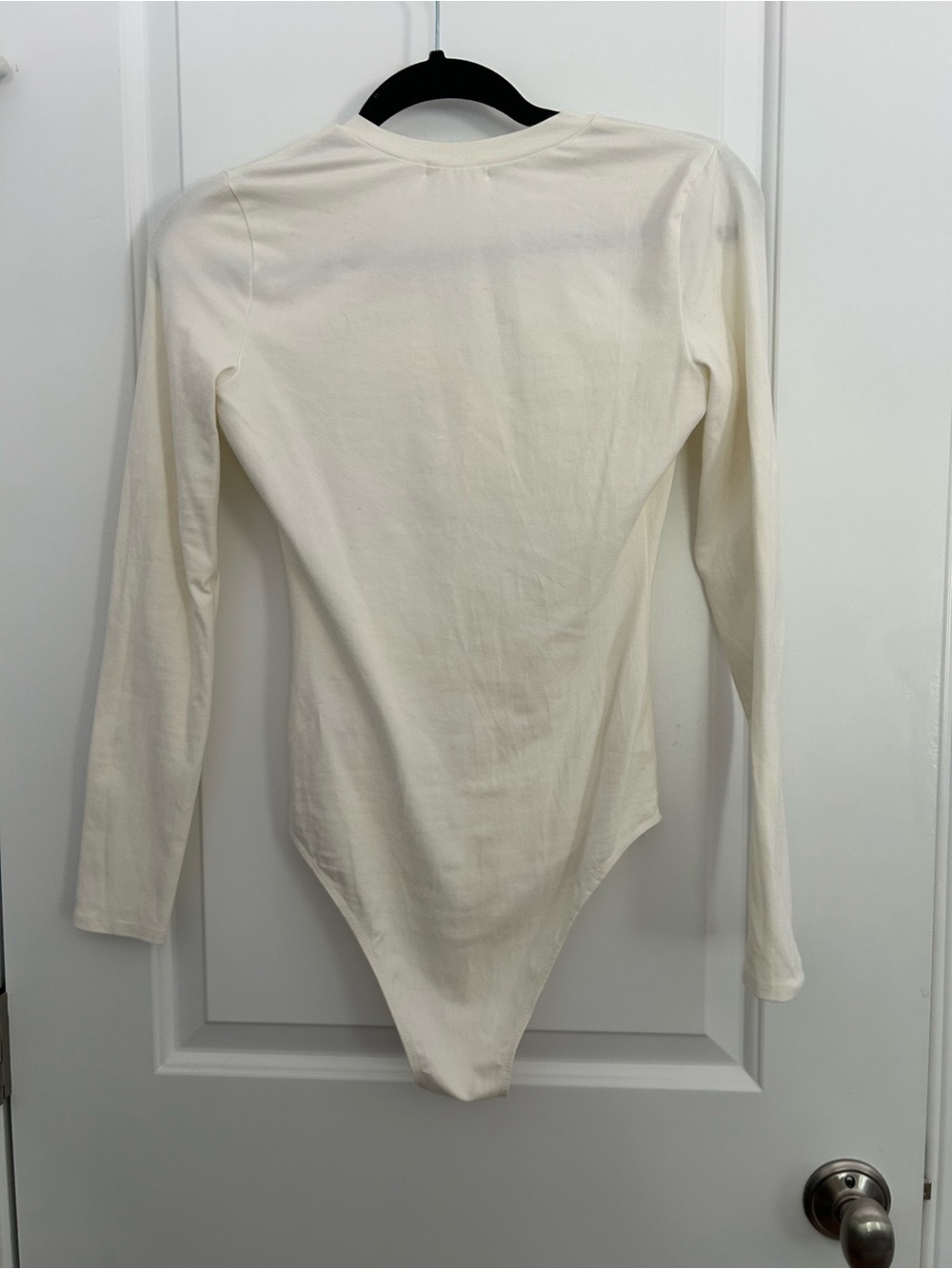Reformation Cream Henley Button Bodysuit - Picture 4 of 4